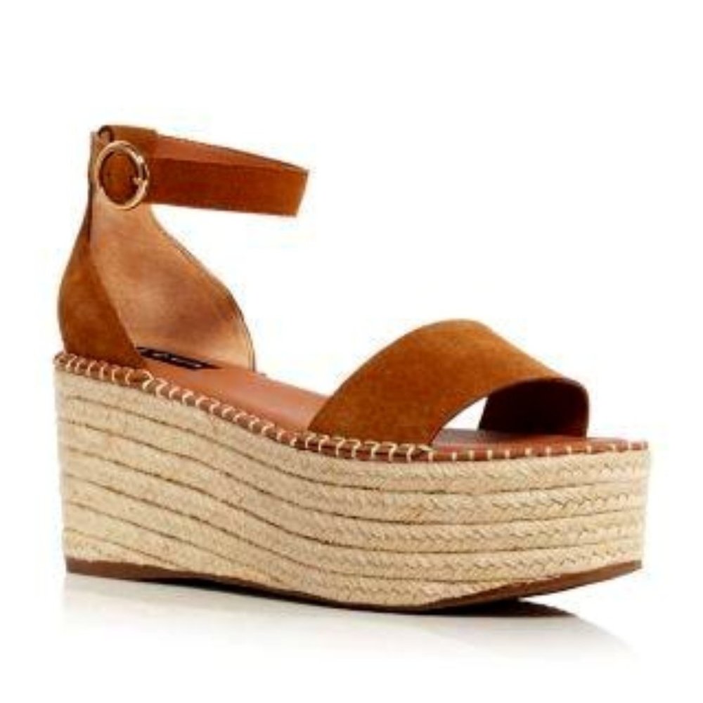 Aqua Ria Suede Wedges